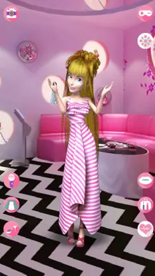 My Talking Pretty Girl android App screenshot 2